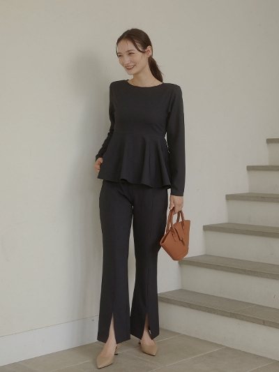 Peplum pants SETUP